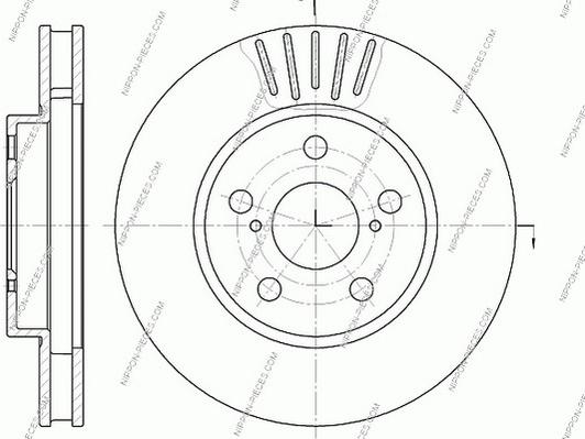 NPS T330A104 - Kočioni disk www.molydon.hr