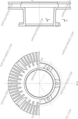 NPS T330A121 - Kočioni disk www.molydon.hr