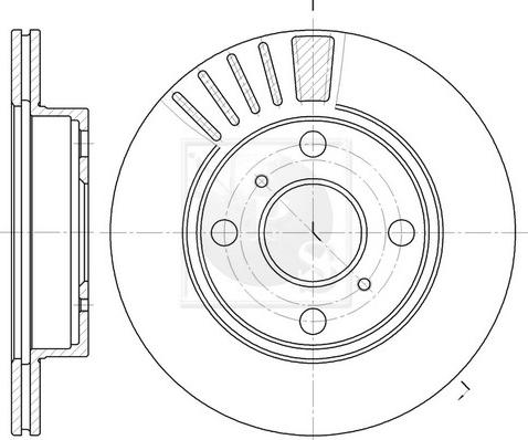 NPS T330A73 - Kočioni disk www.molydon.hr