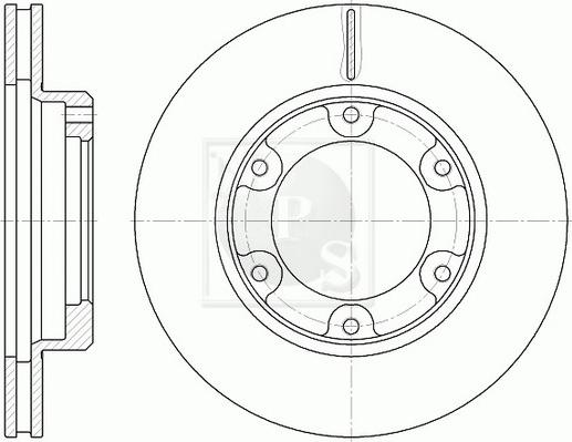 NPS T330A72 - Kočioni disk www.molydon.hr