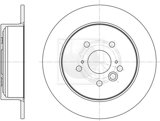 NPS T331A44 - Kočioni disk www.molydon.hr