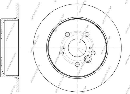 NPS T331A44 - Kočioni disk www.molydon.hr