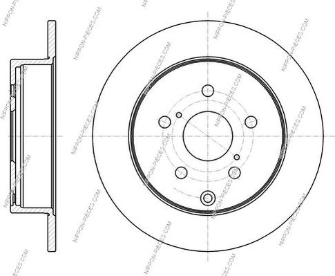 NPS T331A48 - Kočioni disk www.molydon.hr