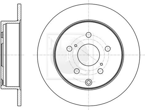 NPS T331A48 - Kočioni disk www.molydon.hr