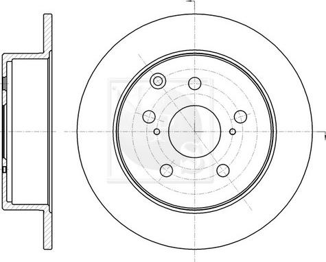 NPS T331A47 - Kočioni disk www.molydon.hr