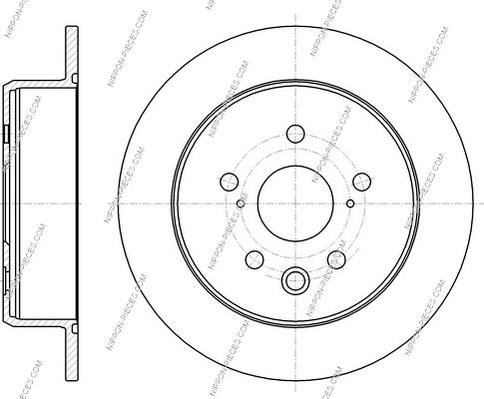 NPS T331A54 - Kočioni disk www.molydon.hr