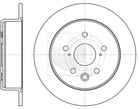 NPS T331A54 - Kočioni disk www.molydon.hr