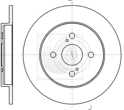 NPS T331A51 - Kočioni disk www.molydon.hr