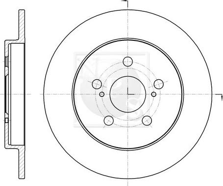 NPS T331A61 - Kočioni disk www.molydon.hr