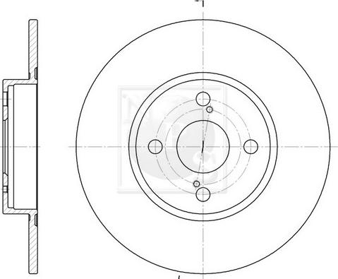 NPS T331A35 - Kočioni disk www.molydon.hr