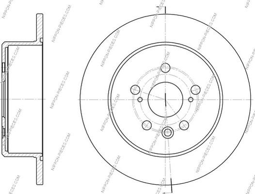 NPS T331A28 - Kočioni disk www.molydon.hr