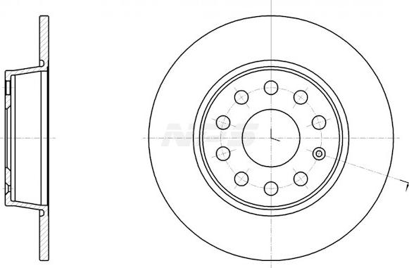 NPS V331G03 - Kočioni disk www.molydon.hr