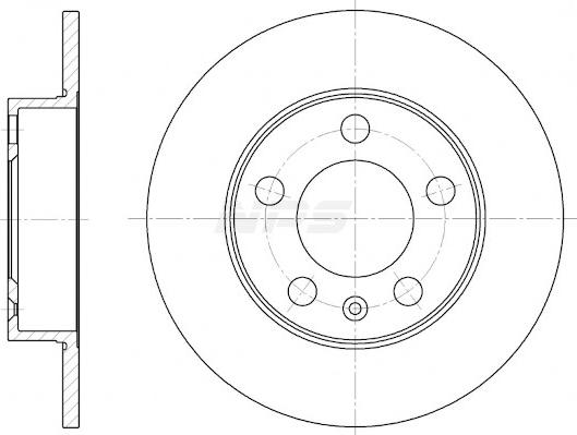 NPS V331G02 - Kočioni disk www.molydon.hr