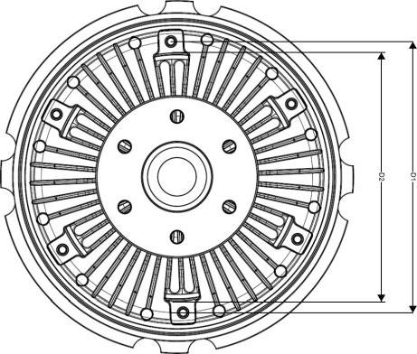 NRF 49013 - Kvačilo, ventilator hladnjaka www.molydon.hr