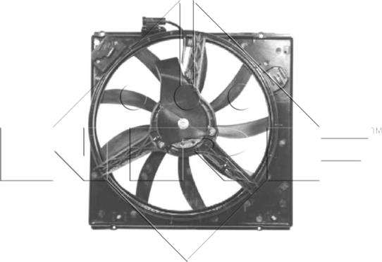 NRF 47052 - Ventilator, hladjenje motora www.molydon.hr