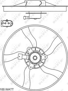 NRF 47070 - Ventilator, hladjenje motora www.molydon.hr