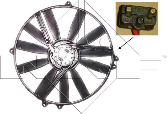 NRF 47300 - Ventilator, hladjenje motora www.molydon.hr