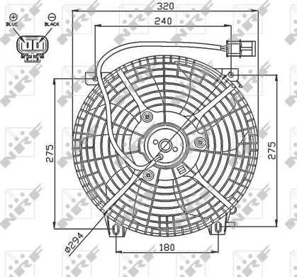 NRF 47752 - Ventilator, hladjenje motora www.molydon.hr