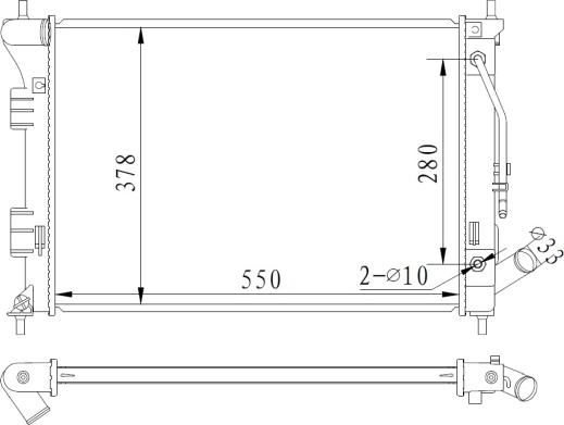 NRF 59292 - Hladnjak, hladjenje motora www.molydon.hr