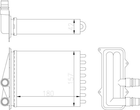 NRF 54412 - Izmjenjivač topline, grijanje unutrasnjeg prostora www.molydon.hr