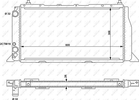 NRF 54603 - Hladnjak, hladjenje motora www.molydon.hr