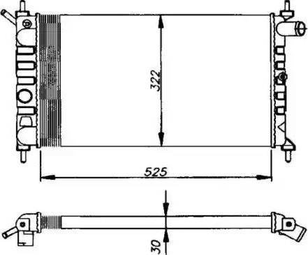 NRF 54627 - Hladnjak, hladjenje motora www.molydon.hr