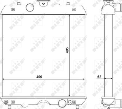 NRF 54102 - Hladnjak, hladjenje motora www.molydon.hr