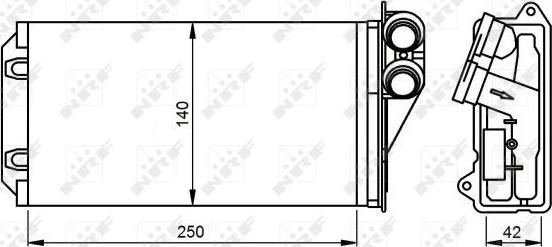 NRF 54305 - Izmjenjivač topline, grijanje unutrasnjeg prostora www.molydon.hr