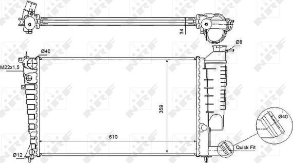 NRF 54715 - Hladnjak, hladjenje motora www.molydon.hr