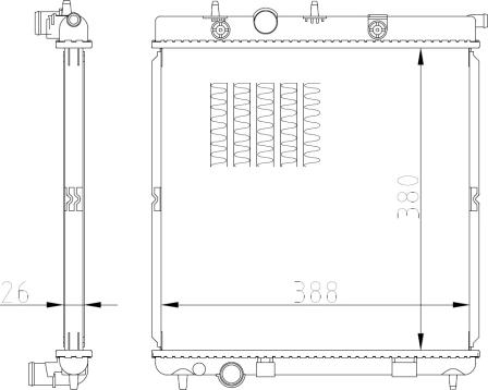 NRF 550016 - Hladnjak, hladjenje motora www.molydon.hr