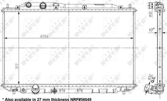 NRF 56050 - Hladnjak, hladjenje motora www.molydon.hr