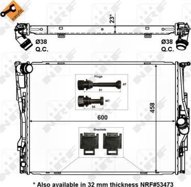 NRF 56129 - Hladnjak, hladjenje motora www.molydon.hr