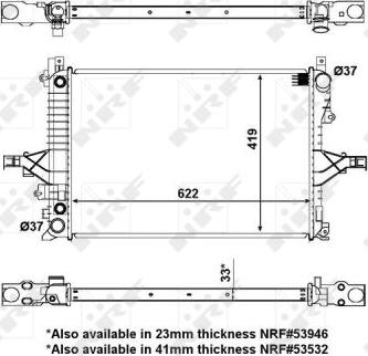 NRF 56125 - Hladnjak, hladjenje motora www.molydon.hr