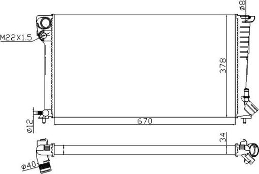 NRF 509510A - Hladnjak, hladjenje motora www.molydon.hr