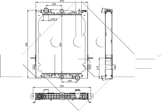 NRF 509585 - Hladnjak, hladjenje motora www.molydon.hr