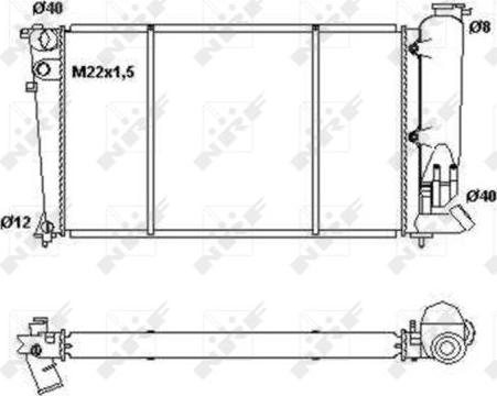 NRF 50414 - Hladnjak, hladjenje motora www.molydon.hr