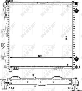 NRF 504258 - Hladnjak, hladjenje motora www.molydon.hr