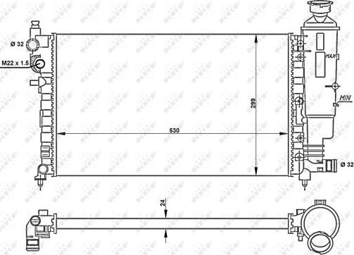 NRF 50428 - Hladnjak, hladjenje motora www.molydon.hr