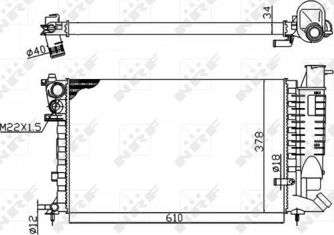 NRF 50475 - Hladnjak, hladjenje motora www.molydon.hr