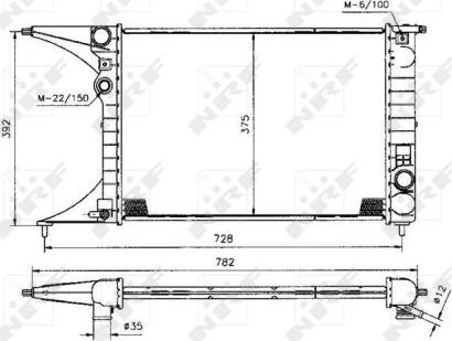 NRF 50222 - Hladnjak, hladjenje motora www.molydon.hr