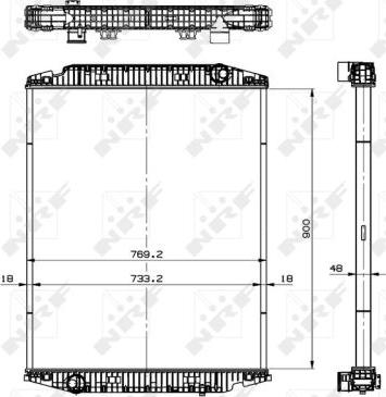 NRF 519568 - Hladnjak, hladjenje motora www.molydon.hr