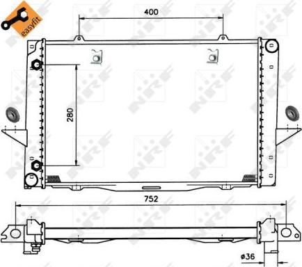 NRF 519509 - Hladnjak, hladjenje motora www.molydon.hr