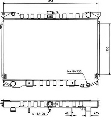 NRF 516840 - Hladnjak, hladjenje motora www.molydon.hr