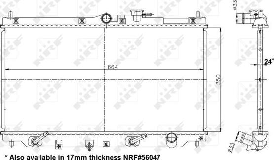 NRF 517722 - Hladnjak, hladjenje motora www.molydon.hr