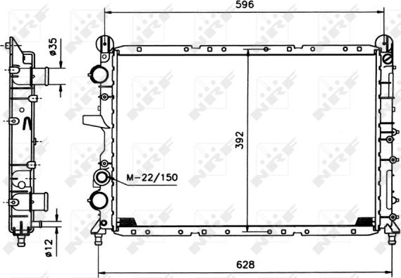 NRF 58995 - Hladnjak, hladjenje motora www.molydon.hr