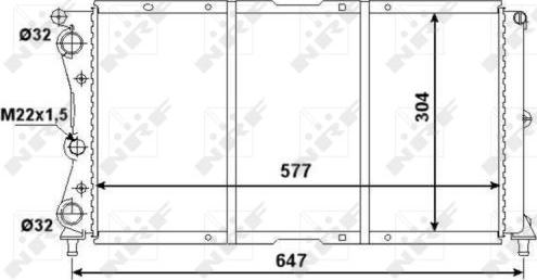 NRF 58955 - Hladnjak, hladjenje motora www.molydon.hr