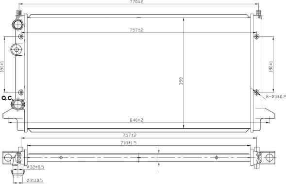 NRF 58950 - Hladnjak, hladjenje motora www.molydon.hr