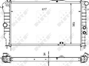 NRF 58972 - Hladnjak, hladjenje motora www.molydon.hr