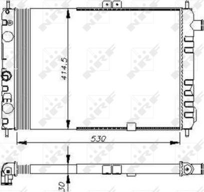 NRF 58670 - Hladnjak, hladjenje motora www.molydon.hr