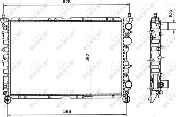 NRF 58085 - Hladnjak, hladjenje motora www.molydon.hr